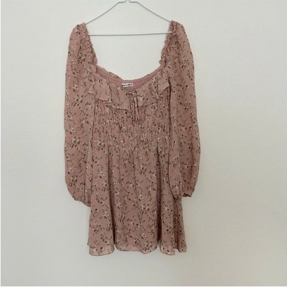 Reformation Morris Floral Long Sleeve Mini Dress - Picture 7 of 7